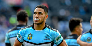 Valentine Holmes was set to sit out season if Sharks blocked US move