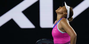 Naomi Osaka was upset by Amanda Anisimova of the US in their third-round clash.