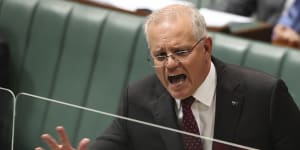 Down the drain:Prime Minister Scott Morrison was forced into a humiliating dumping of his religious discrimination bill this week. 