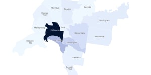 Where vacant homes in Melbourne are taxed.