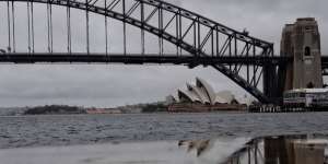 The low-pressure system set to lash Sydney will bring strong wind gusts up to 90 km/h.