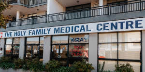 Holy Family Medical Centre at Dulwich Hill,in Sydney’s inner west. 