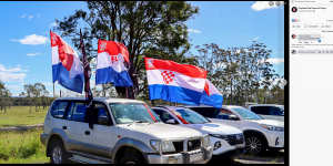 Celebration of the creation of the Ustasha regime at the Croatian Club Bosna in western Sydney.