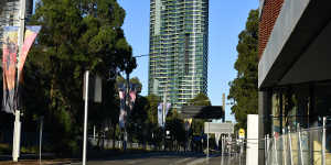The 36-storey Opal Tower was completed in August. 