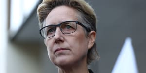 Sally McManus,secretary of the Australian Council of Trade Unions,which has urged the government not to silence workers through political donations caps.