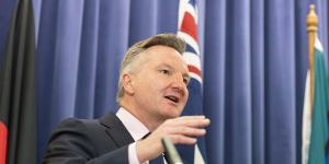 Labor climate spokesman Chris Bowen said the policy would see 82 per cent of electricity coming from renewable sources by 2030.