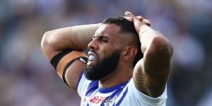 Josh Addo-Carr was involved in an on-field brawl on Saturday.