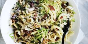 Adam Liaw's squid and thyme linguine.