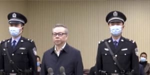Lai Xiaomin was sentenced to death for taking bribes.