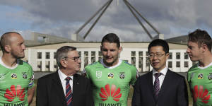 Huawei quits as Canberra Raiders'main sponsor