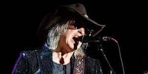The singer,songwriter,and musician Mike Scott from The Waterboys performing in 2024. 