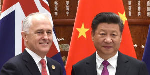 Australian Prime Minister Malcolm Turnbull and Chinese President Xi Jinping meet at the West Lake State Guest House in Hangzhou ahead of the G20 leaders'summit..
