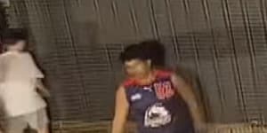 AFL legend Eddie Betts has shared a confronting video of a person inside a passing car repeatedly yelling out racial slurs towards his children and their friends.