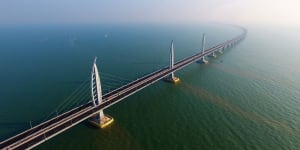 Crossing Hong Kong–Zhuhai–Macau Bridge:The world's longest fixed sea crossing