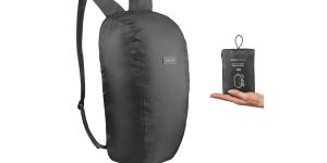 Decathlon “Compact Travel Backpack 10L”.
