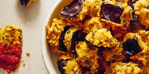 Move over chicken,popcorn eggplant makes the perfect weekend snack