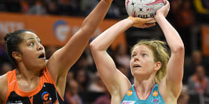 Vixens claim win on the road over Giants