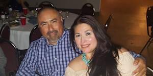 Teacher Irma Garcia,who was shot dead in the massacre at Robb Elementary in Uvalde,Texas,this week and her husband Joe,who died of a heart attack while visiting her memorial.