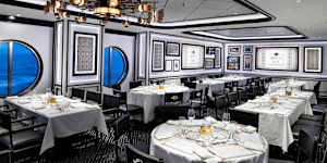The Animator’s Palate restaurant,where diners’ own drawings come to life.