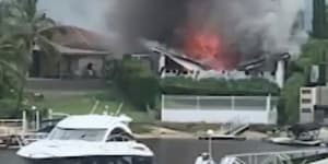 Five crews scramble as fire engulfs house on Gold Coast