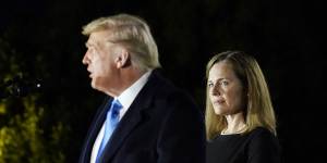 One of Trump's legacies will be the appointment of three conservative judges to the Supreme Court,including Amy Coney Barrett last month.