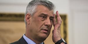 Kosovo's President indicted for war crimes,withdraws from White House talks