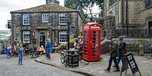 The Black Bull pub in Haworth is known for its historical ties to the Bronte family.