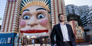 John Hughes,the new 37-year-old CEO of Luna Park.