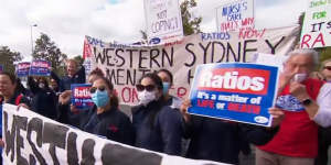 Warning some NSW surgeries may be delayed as nurses and midwives strike.