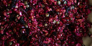 Farro,quinoa salad