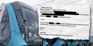Bullying,corruption and fraud:What investigators are looking into at Sydney Metro