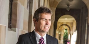 The University of Queensland's vice-chancellor Peter Høj is departing his $1.2 million job.