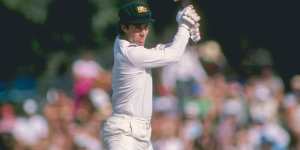 Greg Chappell in Test batting mode in 1982.