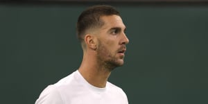 ‘Bro,you don’t shut up’:Kokkinakis in feisty Madrid defeat