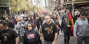 AFL legend Michael Long laces boots again – for a 650km walk for the Voice