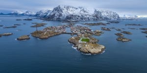 Cruise Norway,Lofoten Islands:Breathtaking Arctic scenery and ancient Viking culture