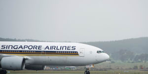 Singapore Airlines has been operating in Canberra since September.