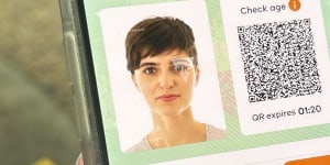 A mock-up of Victoria’s incoming digital driver’s licence.