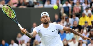 ‘Pure disrespect’:Nick Kyrgios defends spitting on court