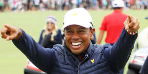 As it happened:Tiger Woods leads US to Presidents Cup win