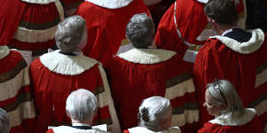  Members of the House of Lords in July.