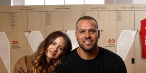 Jesinta and Lance “Buddy” Franklin.