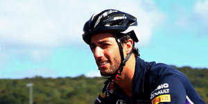 Daniel Ricciardo says he will reconsider road cycling.