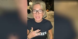 Katie Hopkins escorted to airport after federal government cancels visa