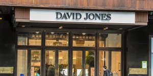 Sales at David Jones improved throughout May and June,though will still fall sharply for the year.