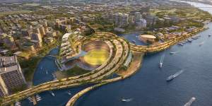 Premier not sold on ambitious new Brisbane stadium pitch