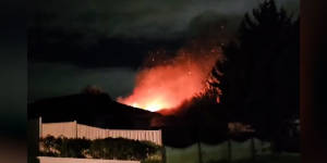 Fire rips through home in Melbourne’s north-west