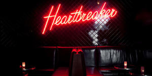 Don't go breakin'my:Heartbreaker,the American-style dive bar Melbourne had to have.