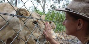 Zookeeper Jennifer Brown was left unconscious after she was attacked by two lions at Shoalhaven Zoo in May 2020.