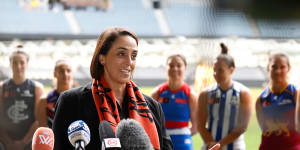 Nicole Livingstone is stepping down as AFLW boss.